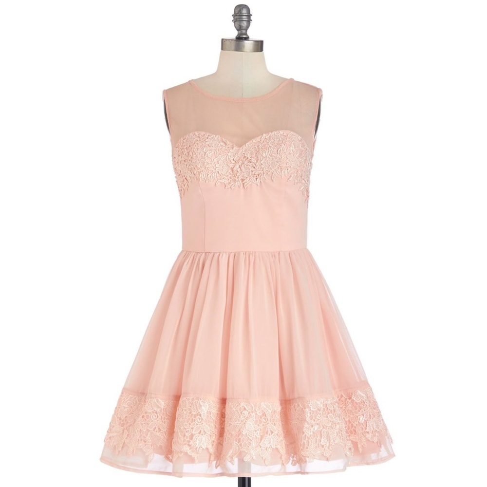 ModCloth Chi Chi London Paint The Town Pastel Dress, UK 10 / US 6